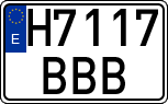 License plates of Spain, Specialty plates