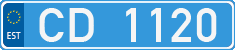 License plate of Estonia, Diplomatic