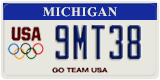 Michigan, Specialty plates (1AB23)