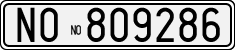 License plate of Italy, Cars (1927 year series)