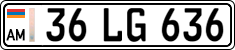 License plate of Armenia, Private owners