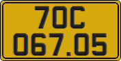 License plate of Vietnam, Commercial vehicles