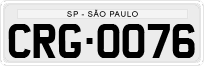 License plate of Brazil, Private owners (1990)