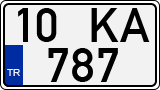 License plate of Turkey, Regular plates