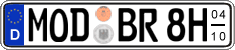 German license plate, Seasonal plates (Oldtimers)