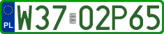 License plates of Poland, Professional plates