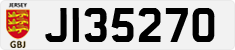 License plate of Jersey, Regular plates (J123456)