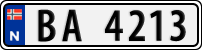 License plate of Norway, Trailers, motorcycles, special vehicles