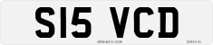 License plate of the United Kingdom, 1983 year system