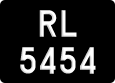 License plate of Malaysia, A(BC) 1(234)
