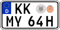 German license plate, Plates for oldtimers (type 