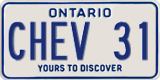 Ontario, Vanity Plates