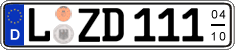 German license plate, Seasonal plates