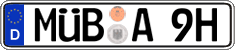 German license plate, Plates for oldtimers (type 