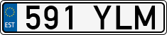 License plate of Estonia, Regular car plates