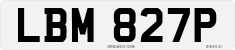 License plate of the United Kingdom, 1963 year system