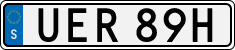 License plate of Sweden, Regular plates