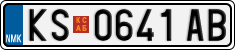 License plate of North Macedonia, Regular plates (2012)