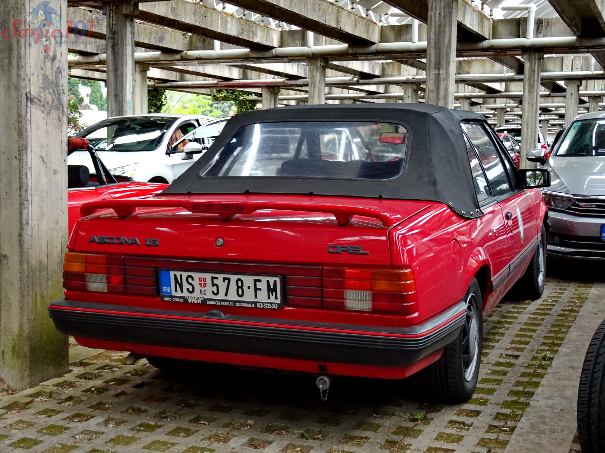 NS 578-FM, Opel Ascona 3rd gen Convertible (C), 1983–1988