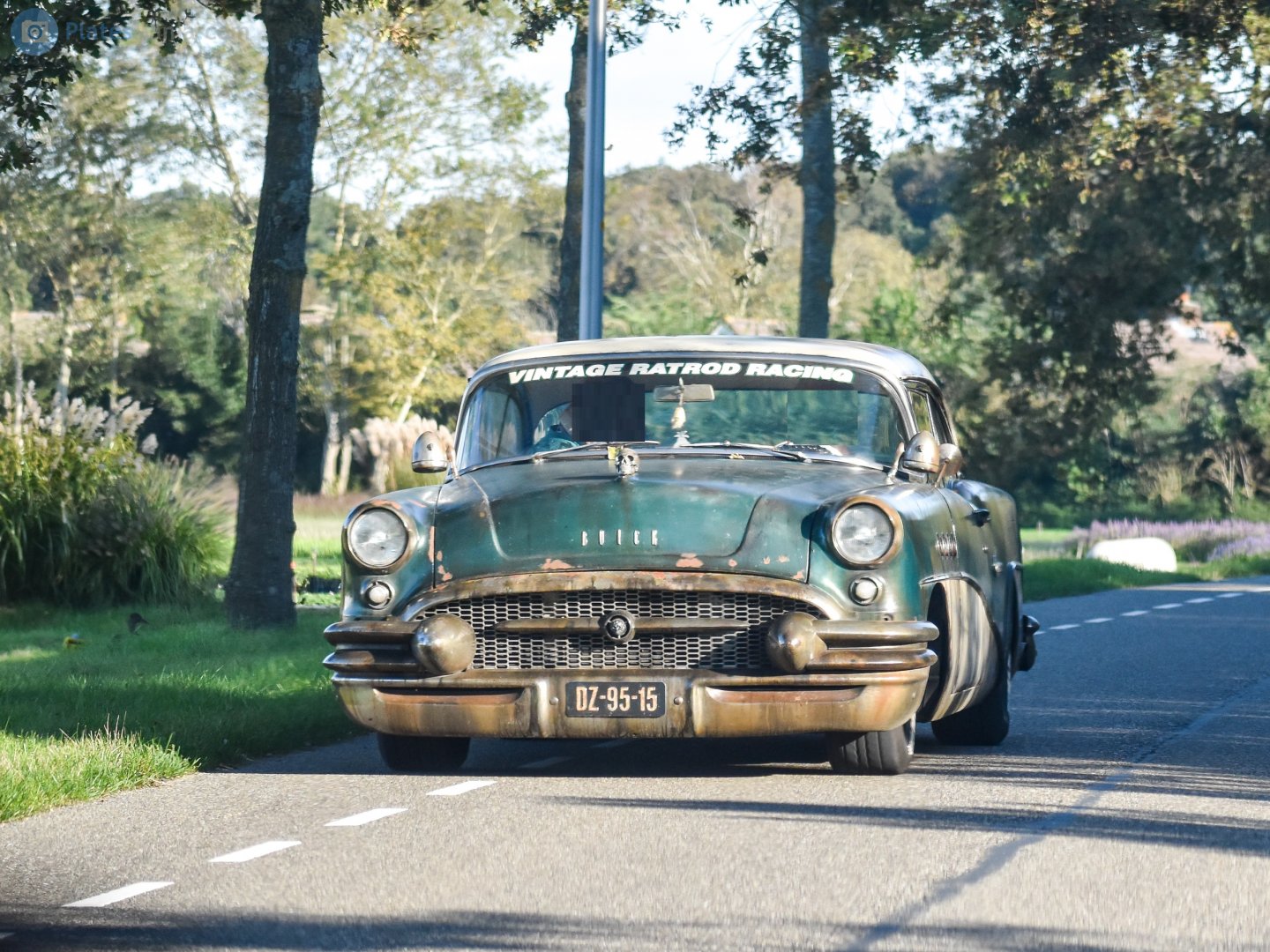 DZ-95-15, Buick Century 2nd gen (Riviera) 2-door Hardtop (66R; B-body), 1st facelift, 1954–1955