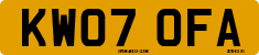 License plate of the United Kingdom, 2001 year system