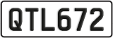 License plate of New Zealand, ABC1(23)