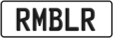 License plate of New Zealand, Vanity Plates