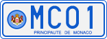 License plate of Monaco, Royal family