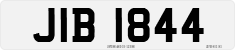 License plate of the United Kingdom, Northern Ireland (1966)