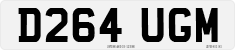 License plate of the United Kingdom, 1983 year system