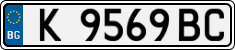 License plate of Bulgaria, Cars