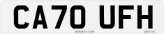 License plate of the United Kingdom, 2001 year system