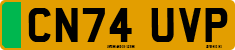 License plate of the United Kingdom, 2001 year system