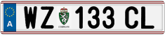 License plate of Austria, Regular plates