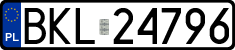 License plates of Poland, Regular car plates