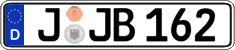 German license plate, Regular plates