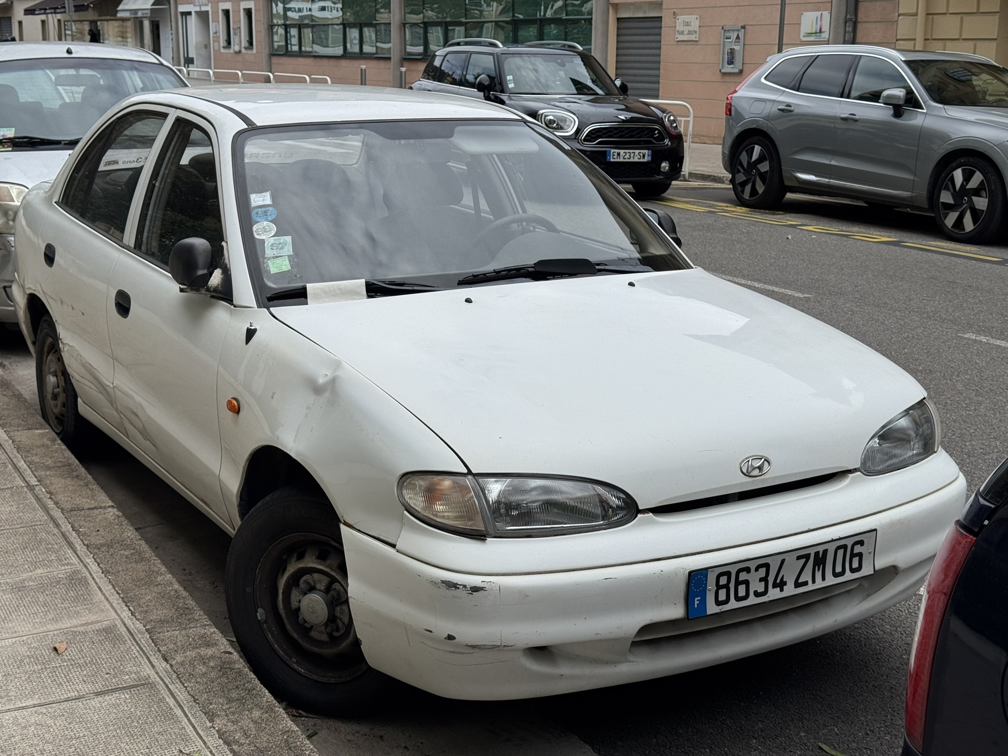 8634 ZM 06, Hyundai Pony 5th gen Sedan (X3; FR-market), 1994–2000