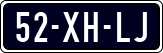 License plate of the Netherlands, Cars