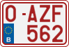 License plate of Belgium, Regular plates (2010)