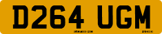 License plate of the United Kingdom, 1983 year system