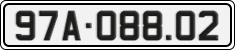 License plate of Vietnam, Cars