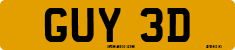 License plate of the United Kingdom, 1963 year system