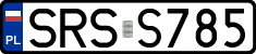 License plates of Poland, Regular car plates