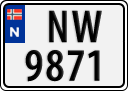 License plate of Norway, Trailers, motorcycles, special vehicles