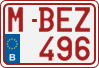 License plate of Belgium, Regular plates (2010)