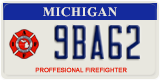 Michigan, Specialty plates (1AB23)