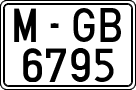License plates of Spain, 1971 year series