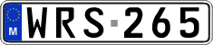 License plate of Malta, Regular plates (ABC 123)