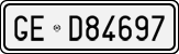 License plate of Italy, Cars (1927 year series)