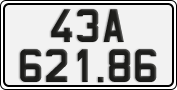 License plate of Vietnam, Cars